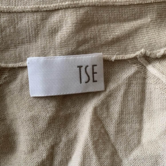 TSE Wool Shawl Collar Open Wrap Cardigan Sweater - Picture 9 of 11